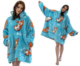Bluza Koc Niebieska w Corgi HA19