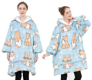 Bluza Koc Niebieski w Pieski dla Dorosłych HA4