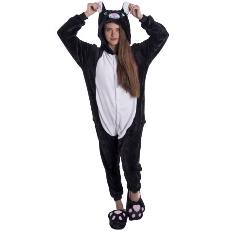 Piżama Czarny Kot 176 XL