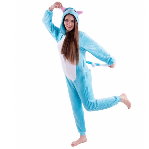 Piżama Niebieski Kot 176 XL