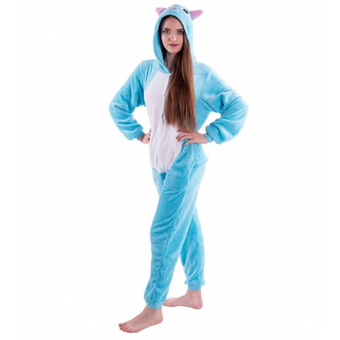 Piżama Niebieski Kot 176 XL
