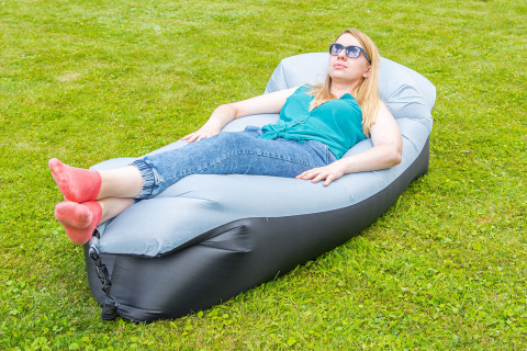Lazy Bag Szaro-Czarny