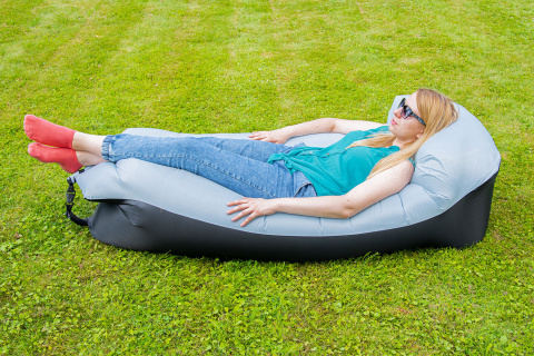 Lazy Bag Szaro-Czarny