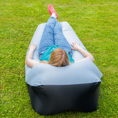 Lazy Bag Szaro-Czarny