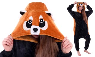 Piżama Panda Czerwona XXL