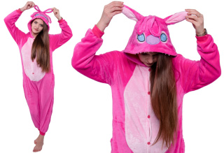 Piżama Stitch Różowy L