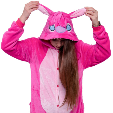 Piżama Stitch Różowy L