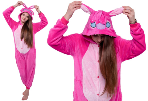 Piżama Stitch Różowy XL